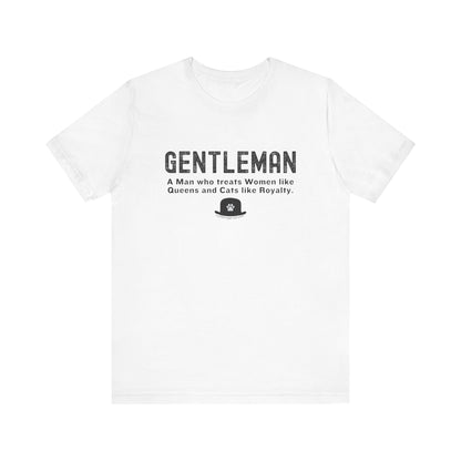 Funny T-shirt for Cat Lover Men- Gentleman Shirt