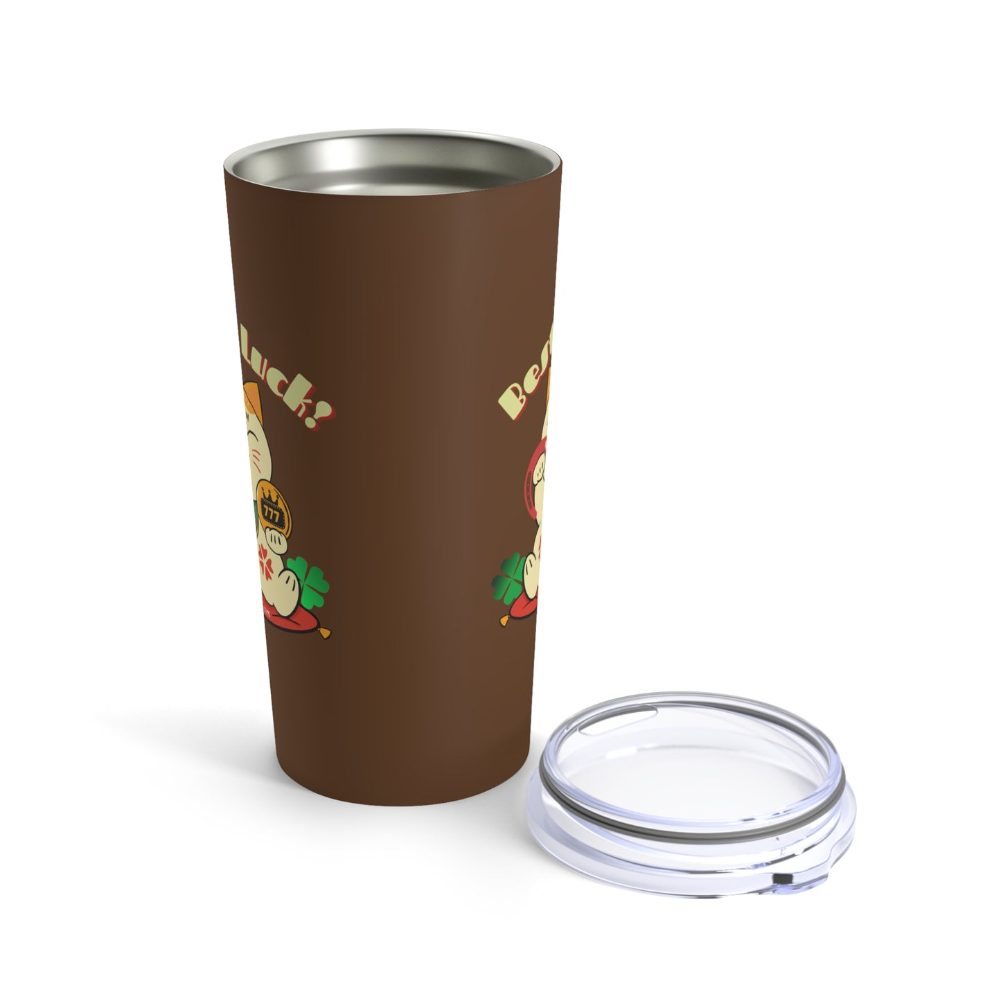 Insulated Travel Cup - Lucky Maneki Neko Cat Tumbler