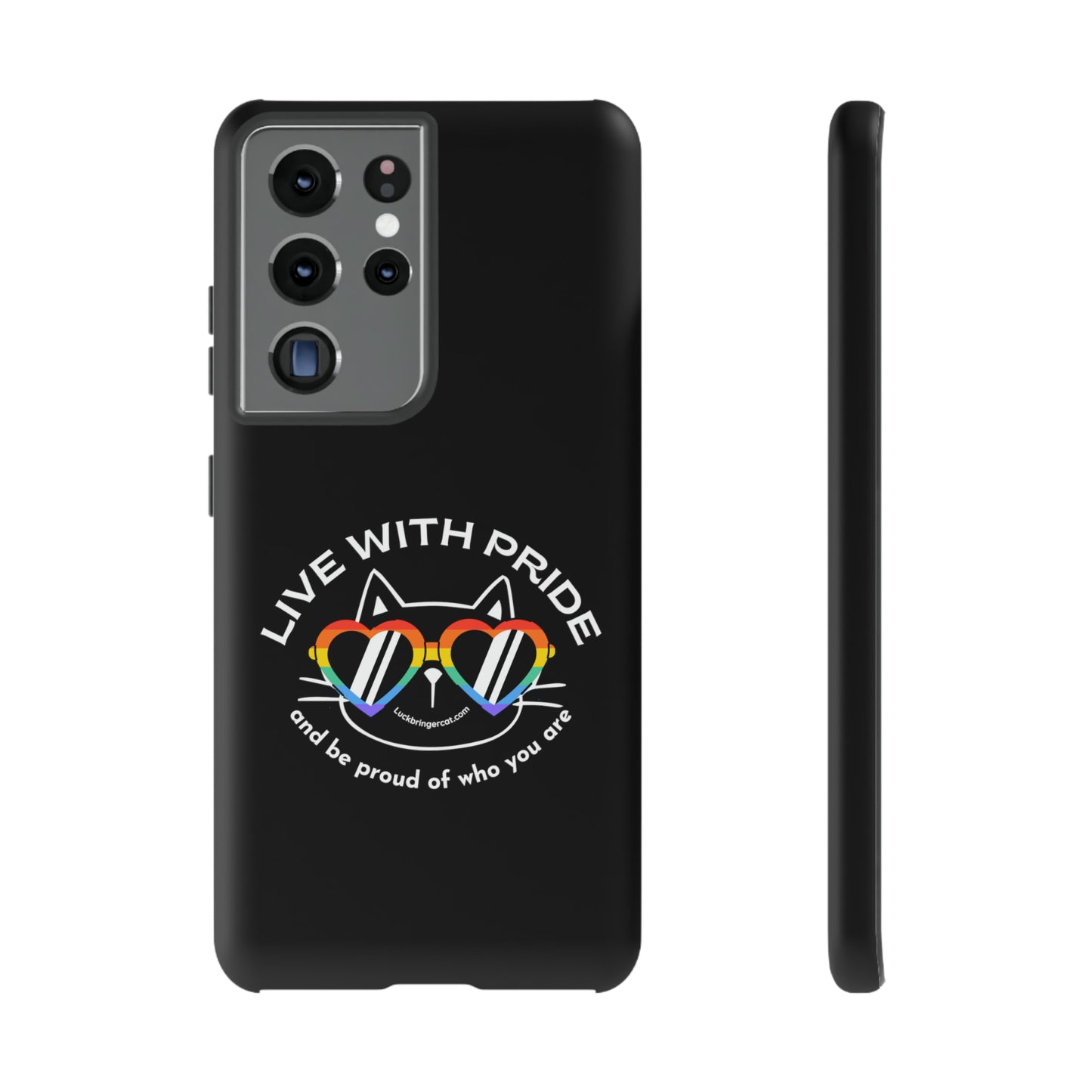 Cat Lovers Pride Phone Case- iPhone, Samsung Galaxy, Google Pixel-LGBTQ+ Community Support