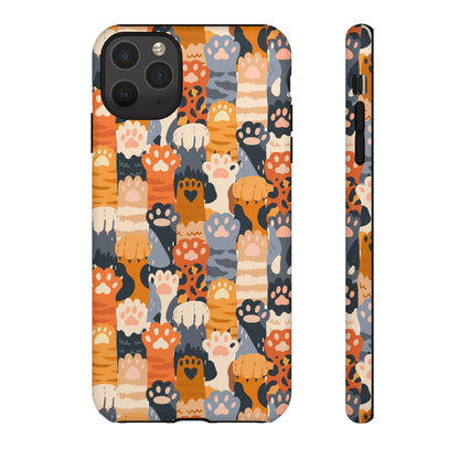 Premium-quality tough protective phone cases for iPhone, Samsung and Google phones - Colorful Paws for Pet Lovers