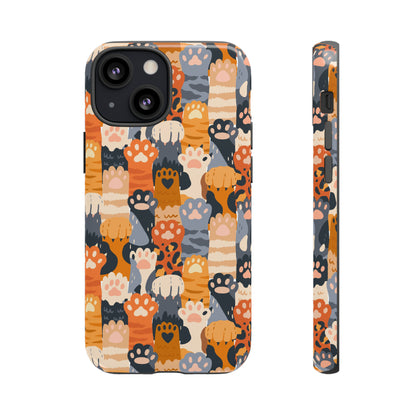 Premium-quality tough protective phone cases for iPhone, Samsung and Google phones - Colorful Paws for Pet Lovers