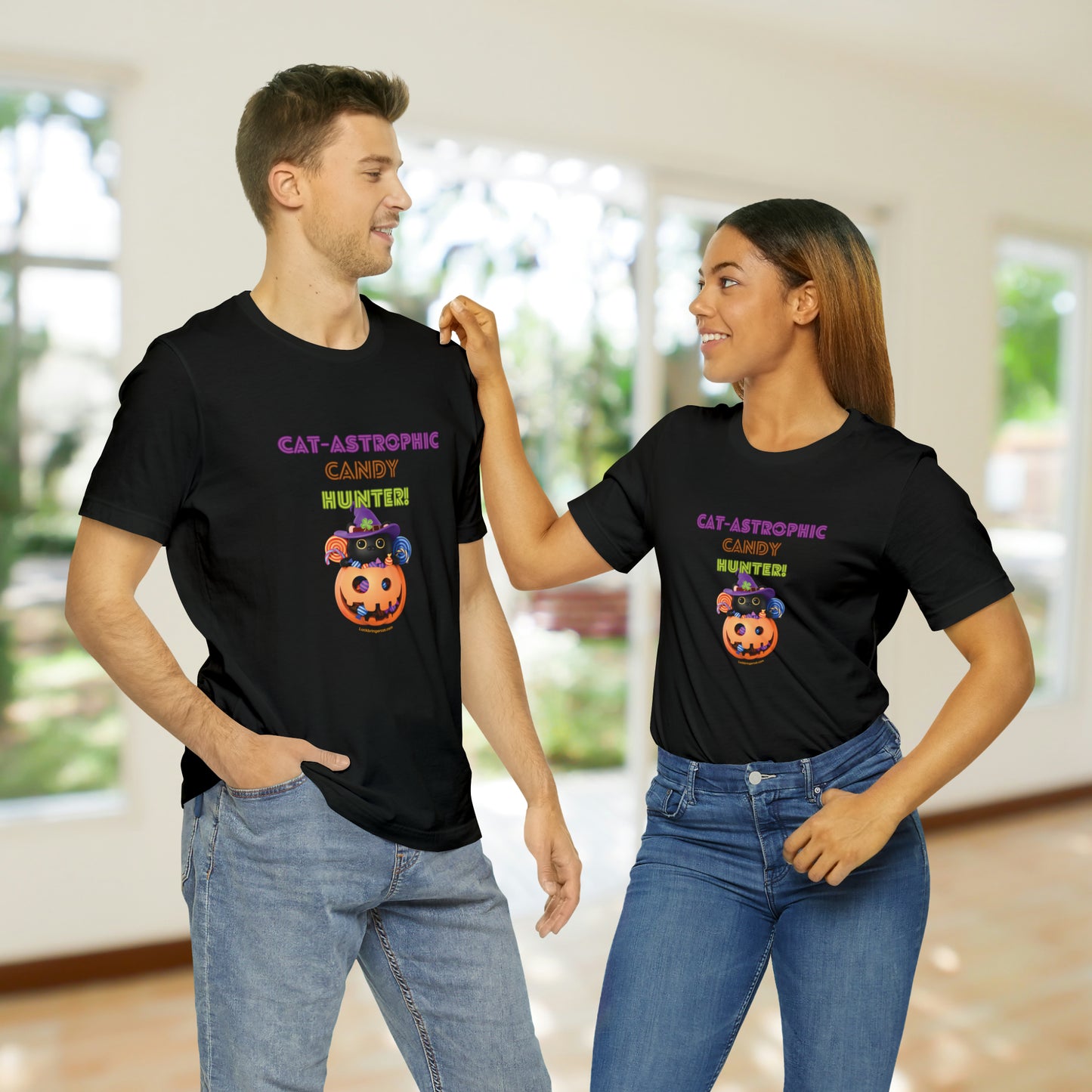 Unisex Cotton T-shirt - Catastrophic Candy Hunter