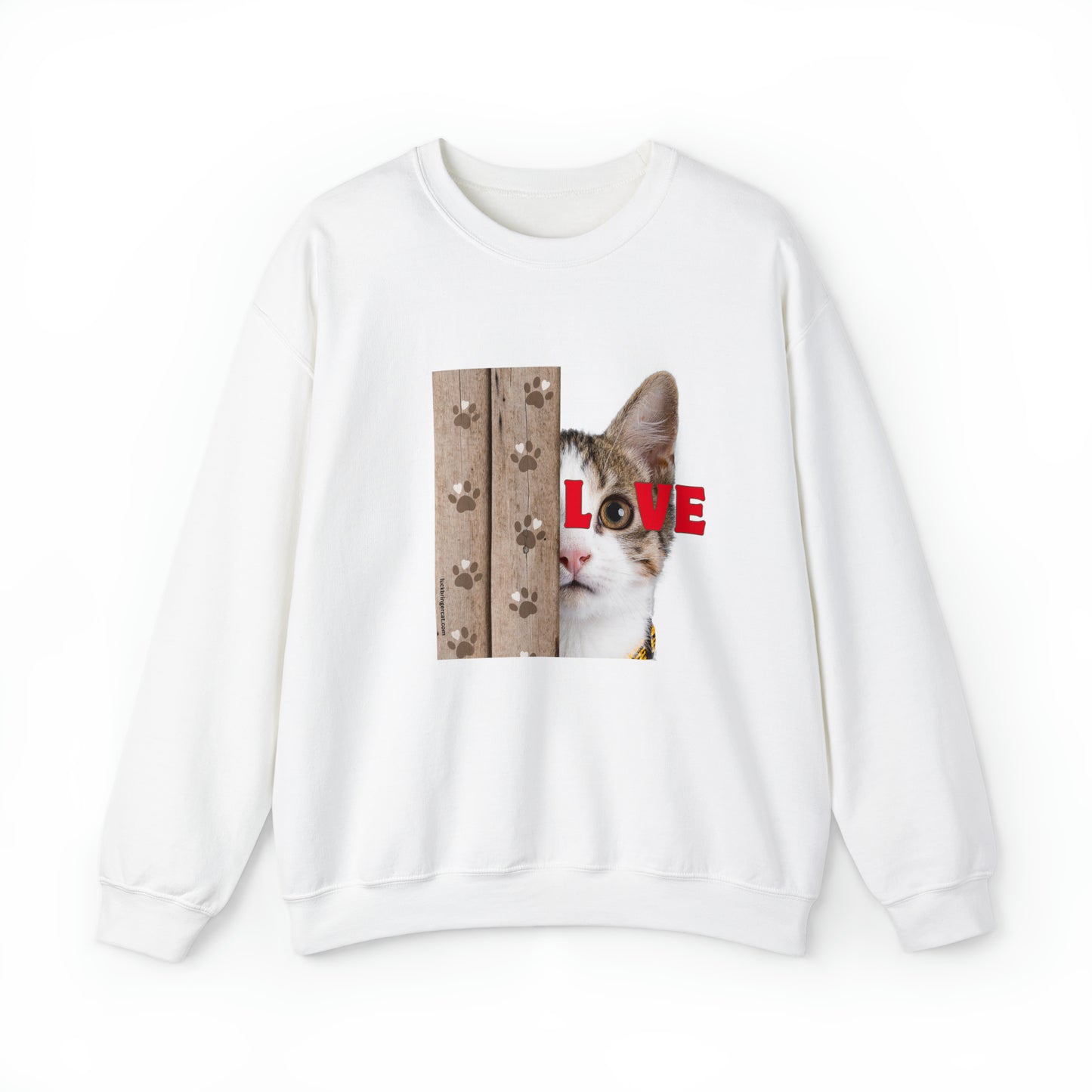 Cat Lovers Graphic Crewneck Sweatshirt