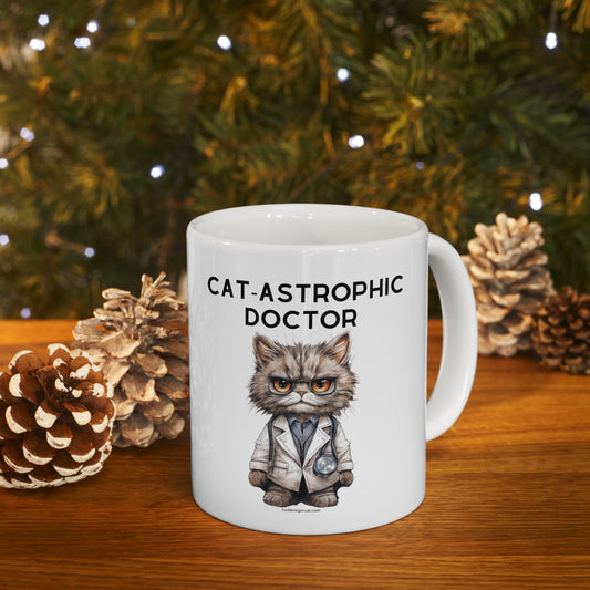 Funny Coffee Mug for Doctors, especially the cat-lover doctors 