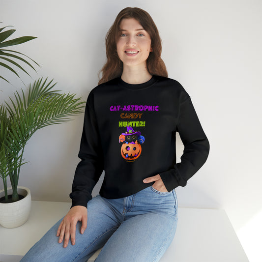 Sweatshirt mit Rundhalsausschnitt – Catastrophic Candy Hunter