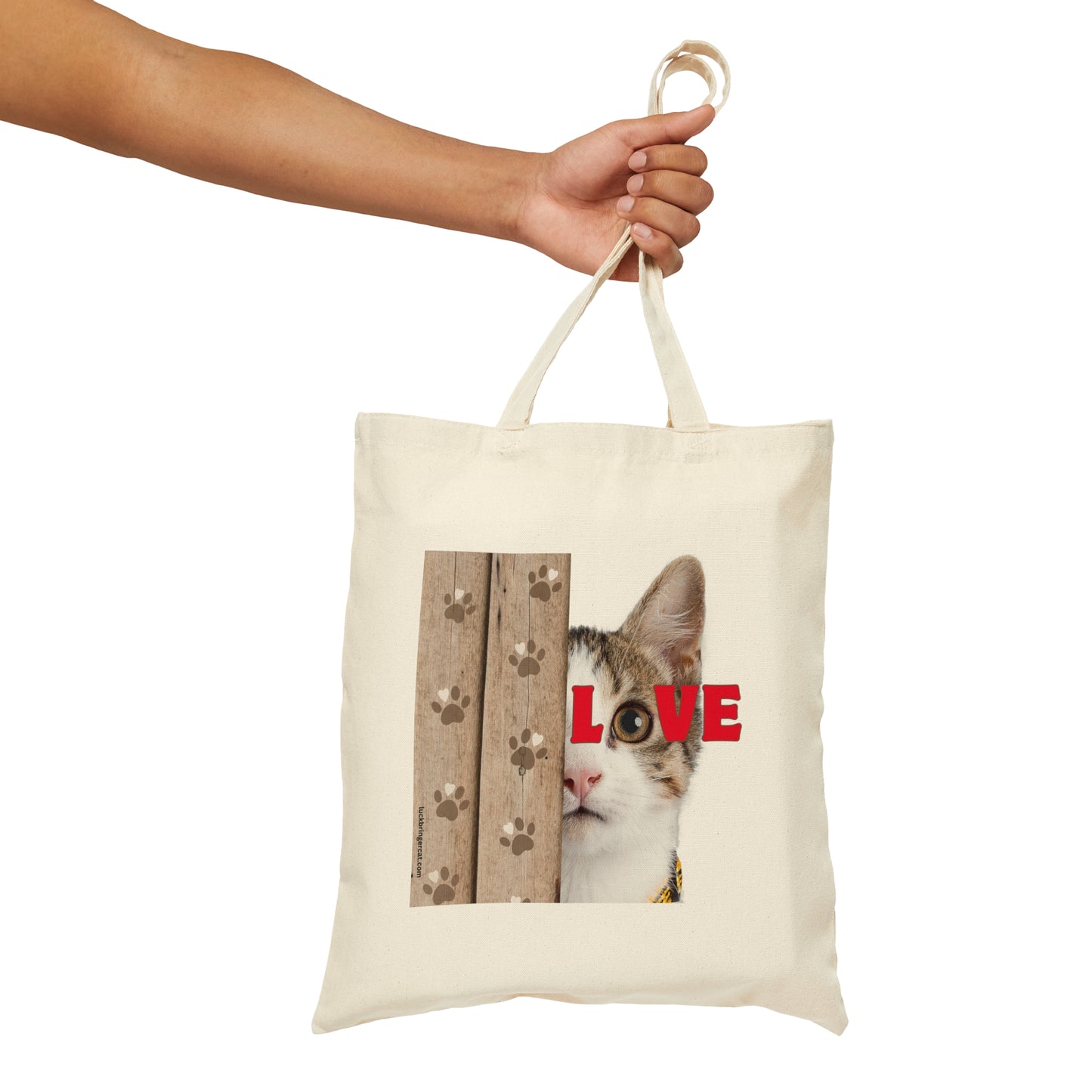 Cotton Tote Bags for Cat and Kitten Lover Girls, boys, moms and dads- perfect Birthday, Christmas or valentines gift for all cat lovers