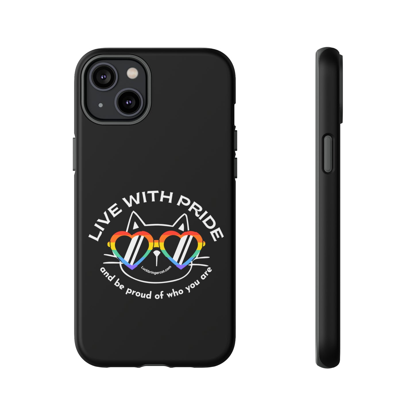 Cat Lovers Pride Phone Case- iPhone, Samsung Galaxy, Google Pixel-LGBTQ+ Community Support