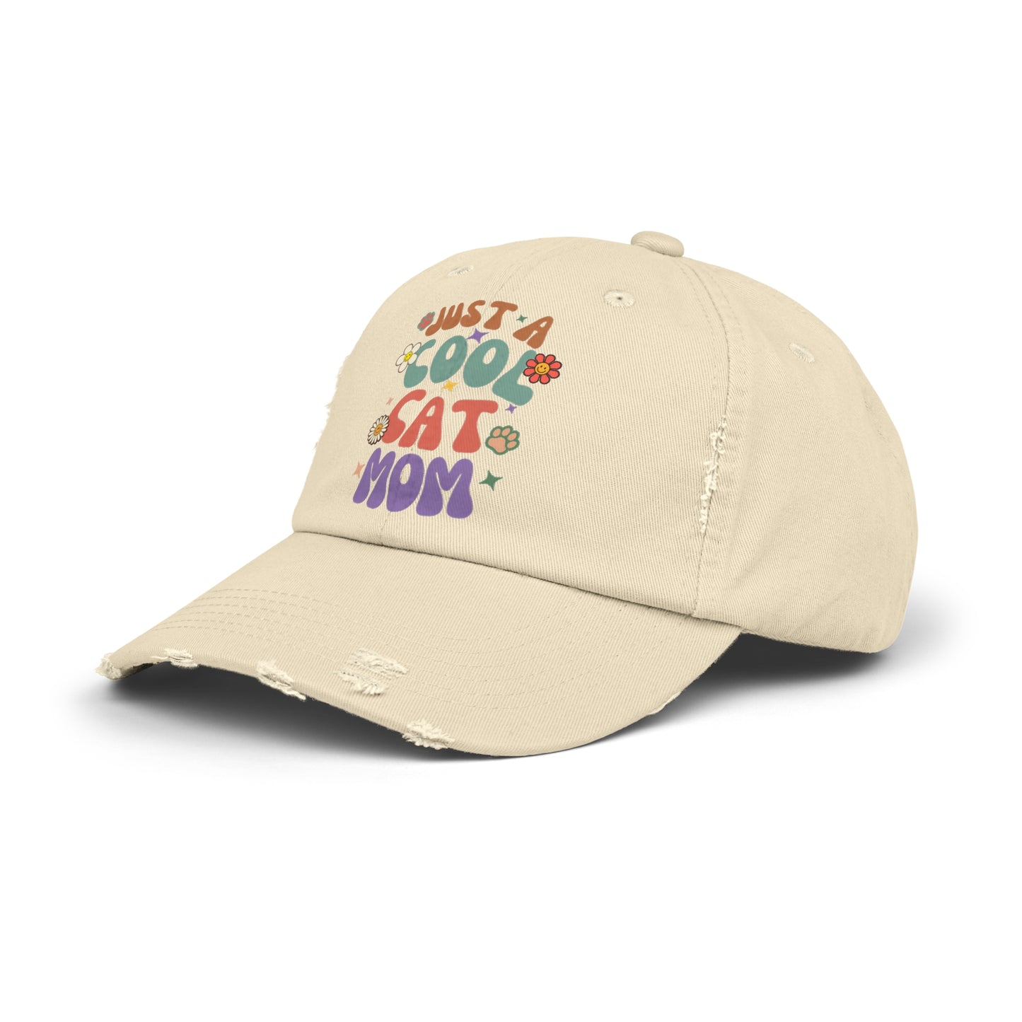 Cap For Cat Moms- Just A Cool Cat Mom Hat