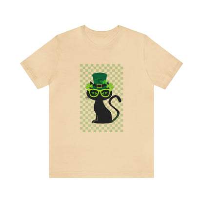 T-shirt - St Patrick's Day - Lucky Black Cat