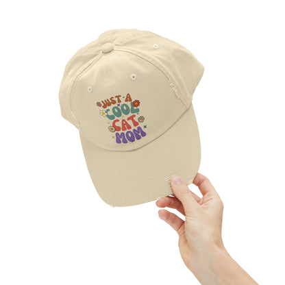 Cap For Cat Moms- Just A Cool Cat Mom Hat