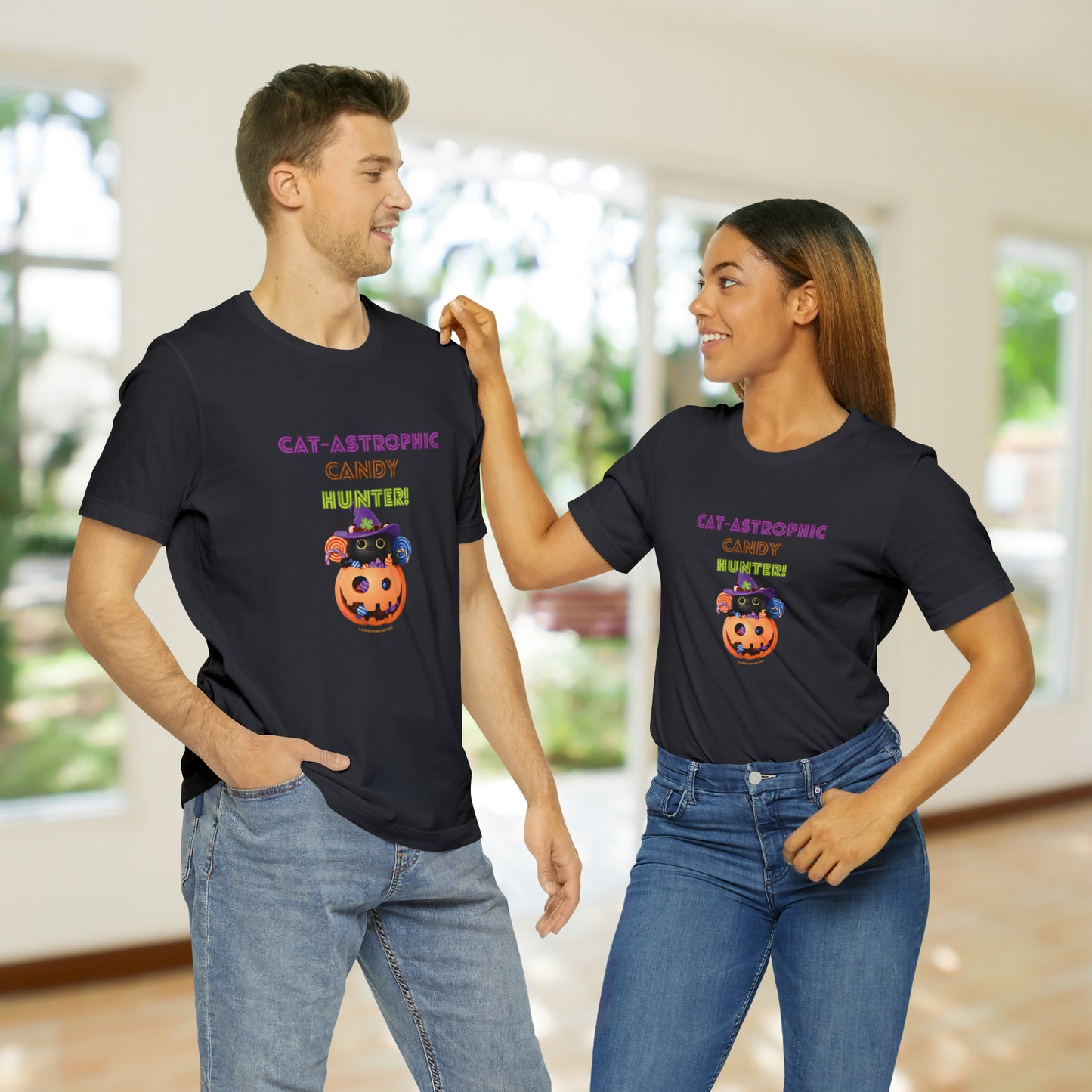 Unisex Cotton T-shirt - Catastrophic Candy Hunter