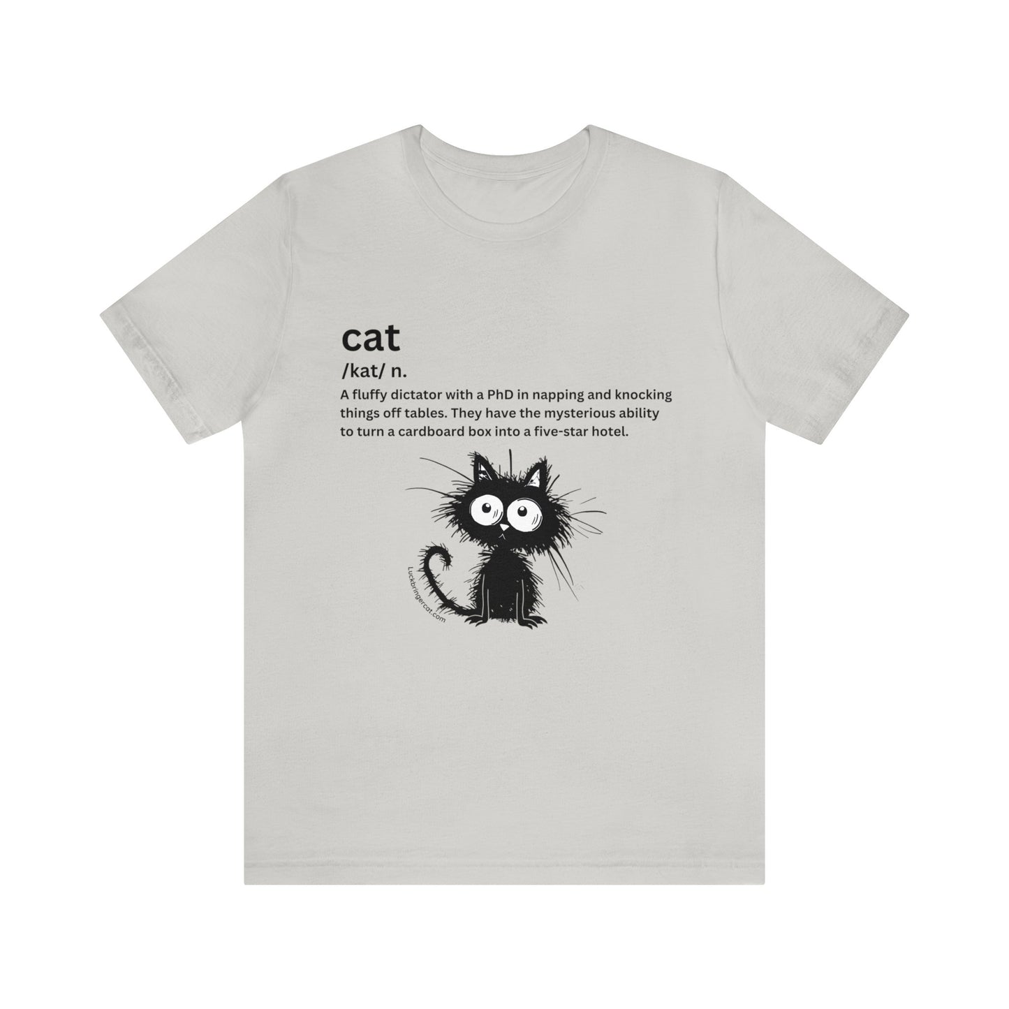 Funny Cat Lovers T-Shirt-Cat Definition-PhD in Napping