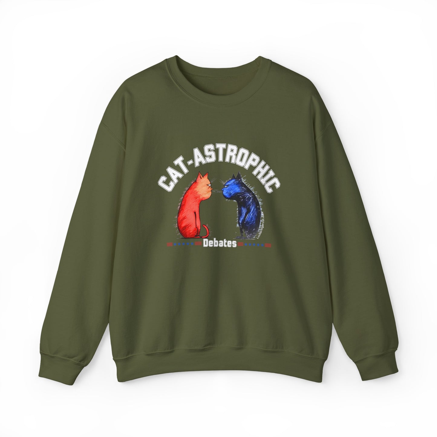 Funny Crewneck Sweatshirt For US Election - Catastrophic Debates