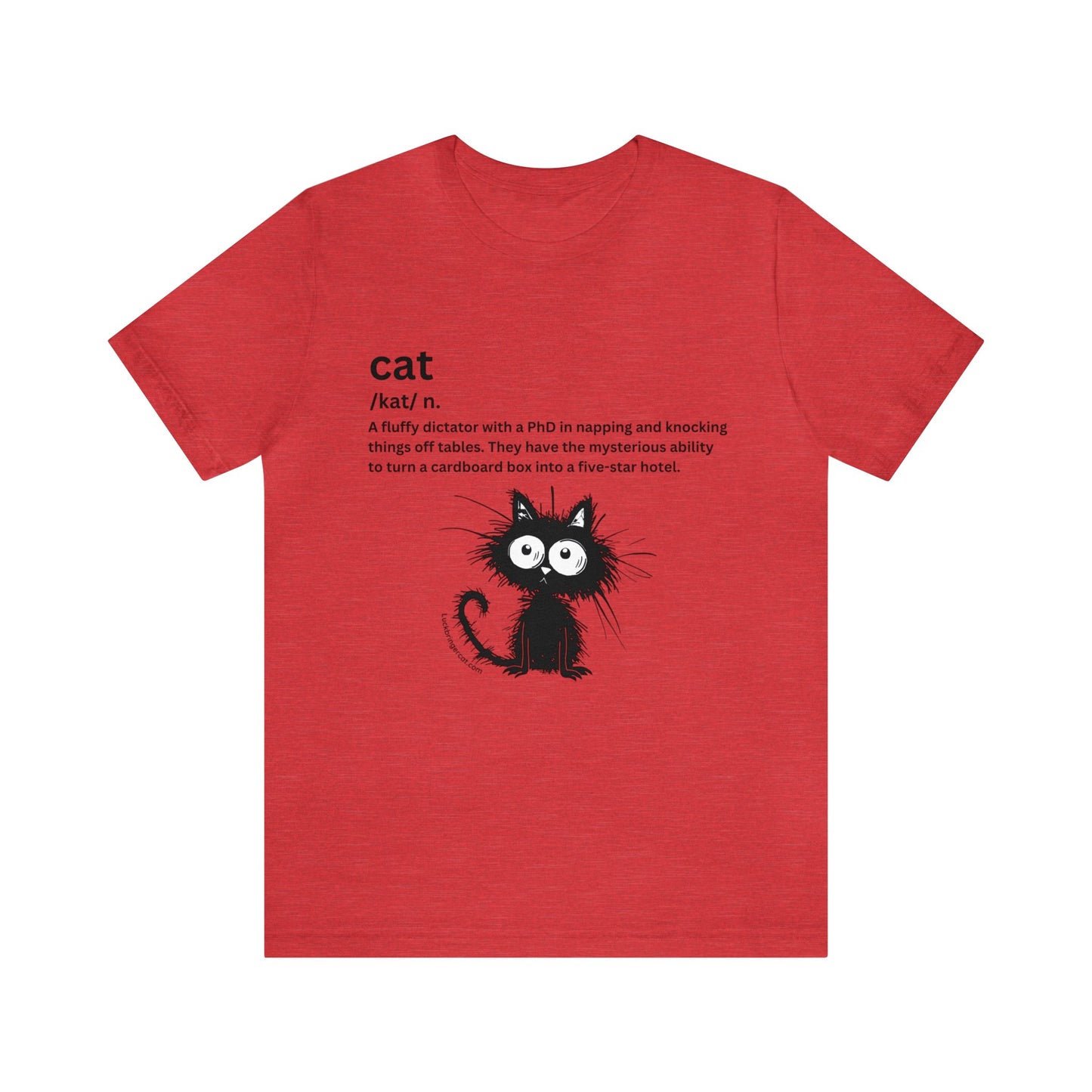 Funny Cat Lovers T-Shirt-Cat Definition-PhD in Napping