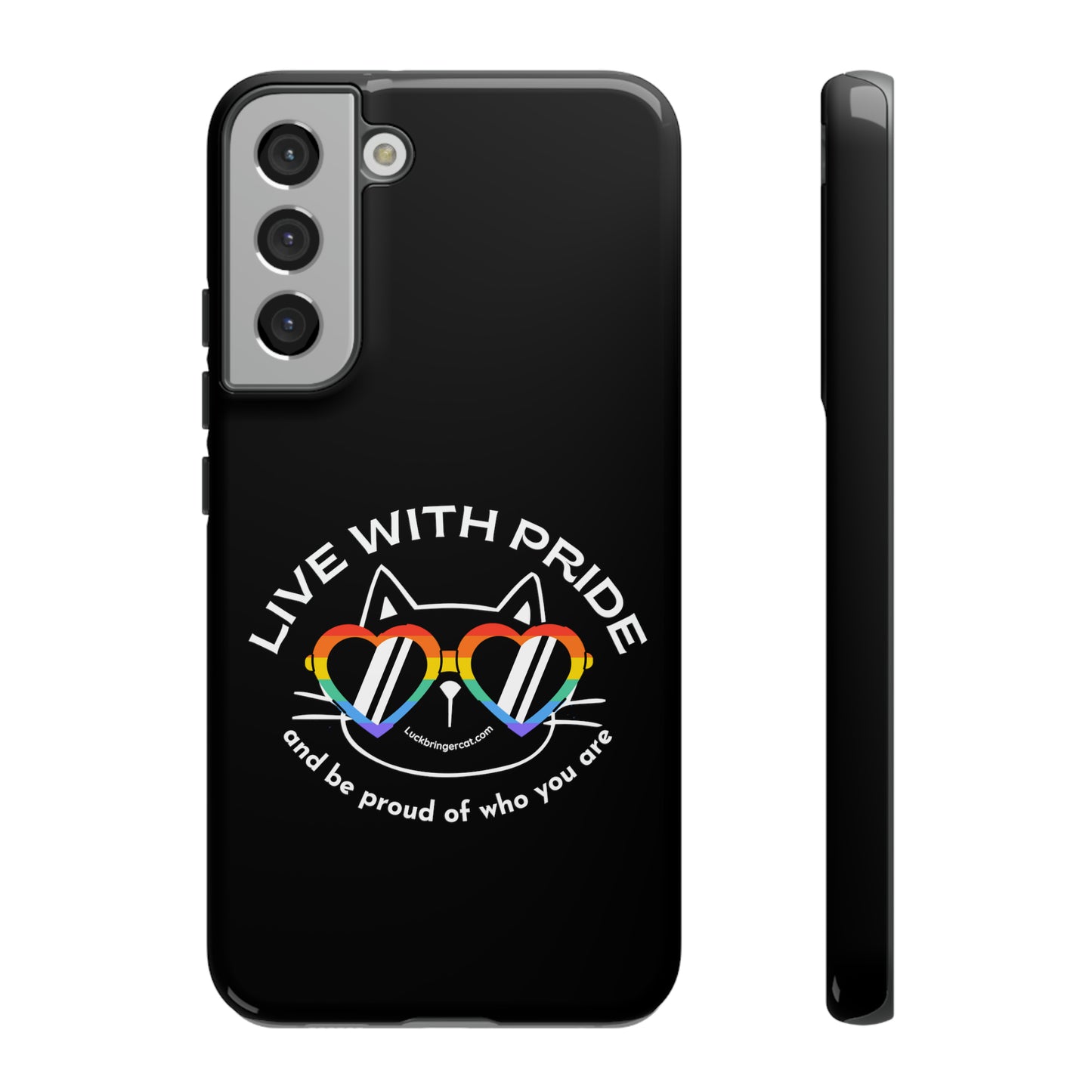 Cat Lovers Pride Phone Case- iPhone, Samsung Galaxy, Google Pixel-LGBTQ+ Community Support