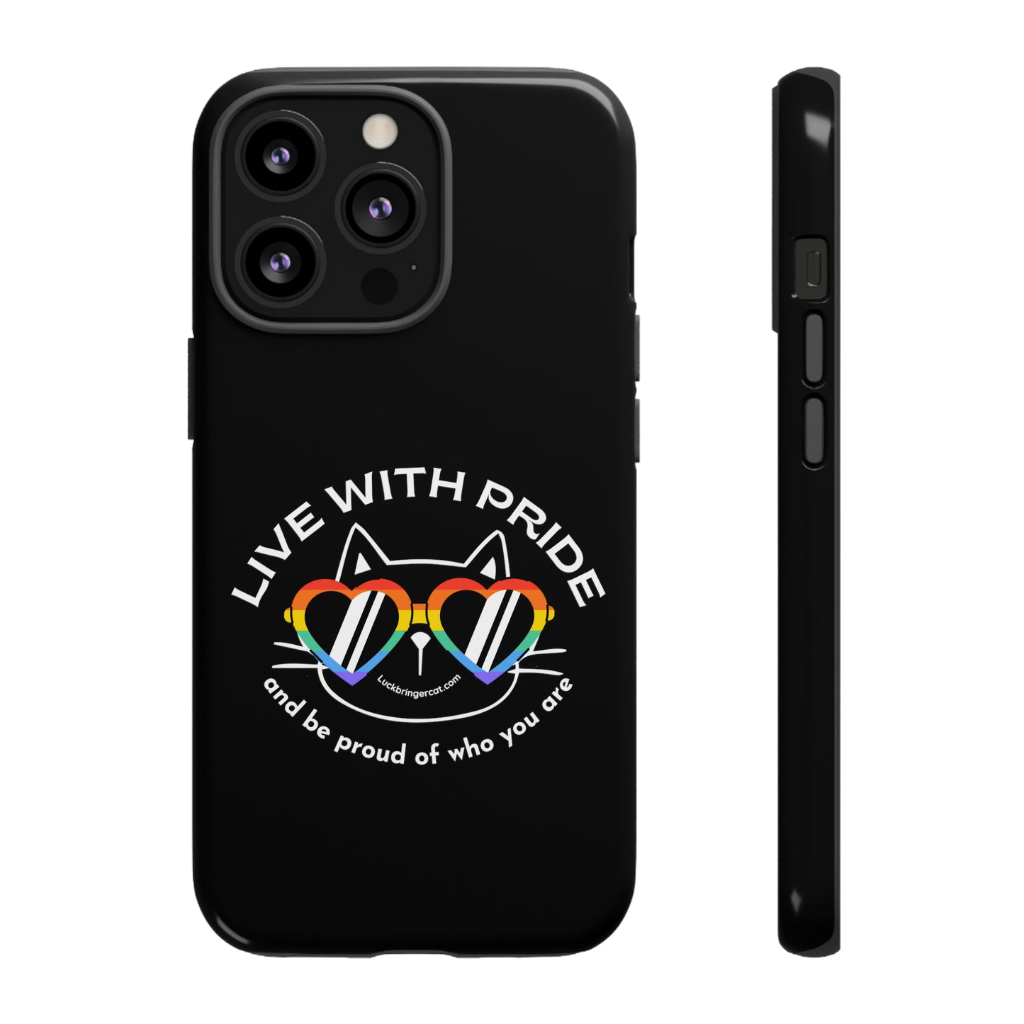 Cat Lovers Pride Phone Case- iPhone, Samsung Galaxy, Google Pixel-LGBTQ+ Community Support