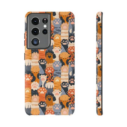 Premium-quality tough protective phone cases for iPhone, Samsung and Google phones - Colorful Paws for Pet Lovers