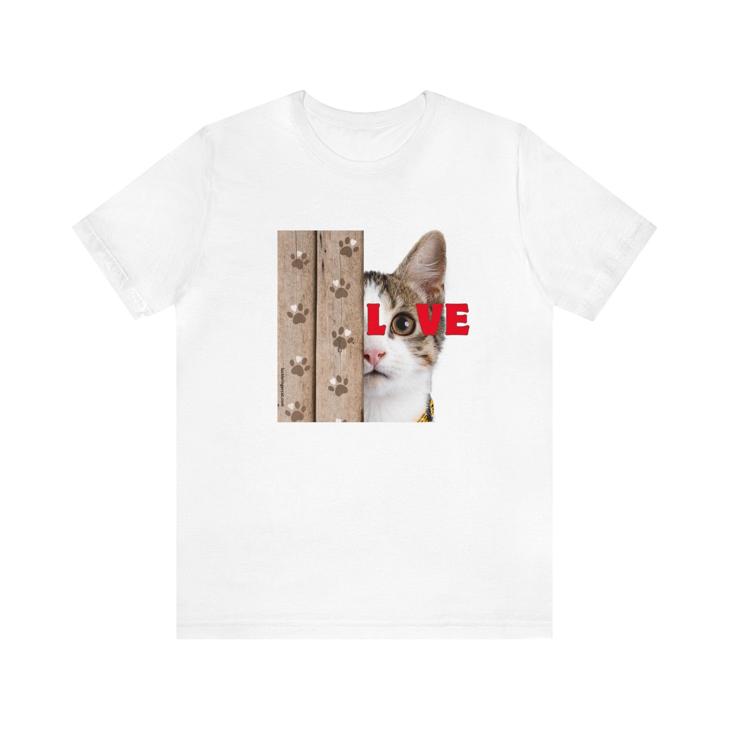 Cat Lover Graphic Cotton T-shirt