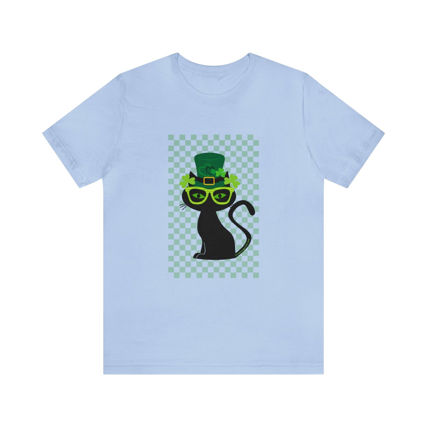 T-shirt - St Patrick's Day - Lucky Black Cat