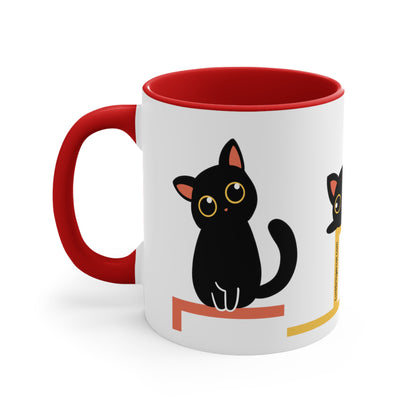 Black Cat Ceramic Coffee Mug for Kitty Cat Lovers