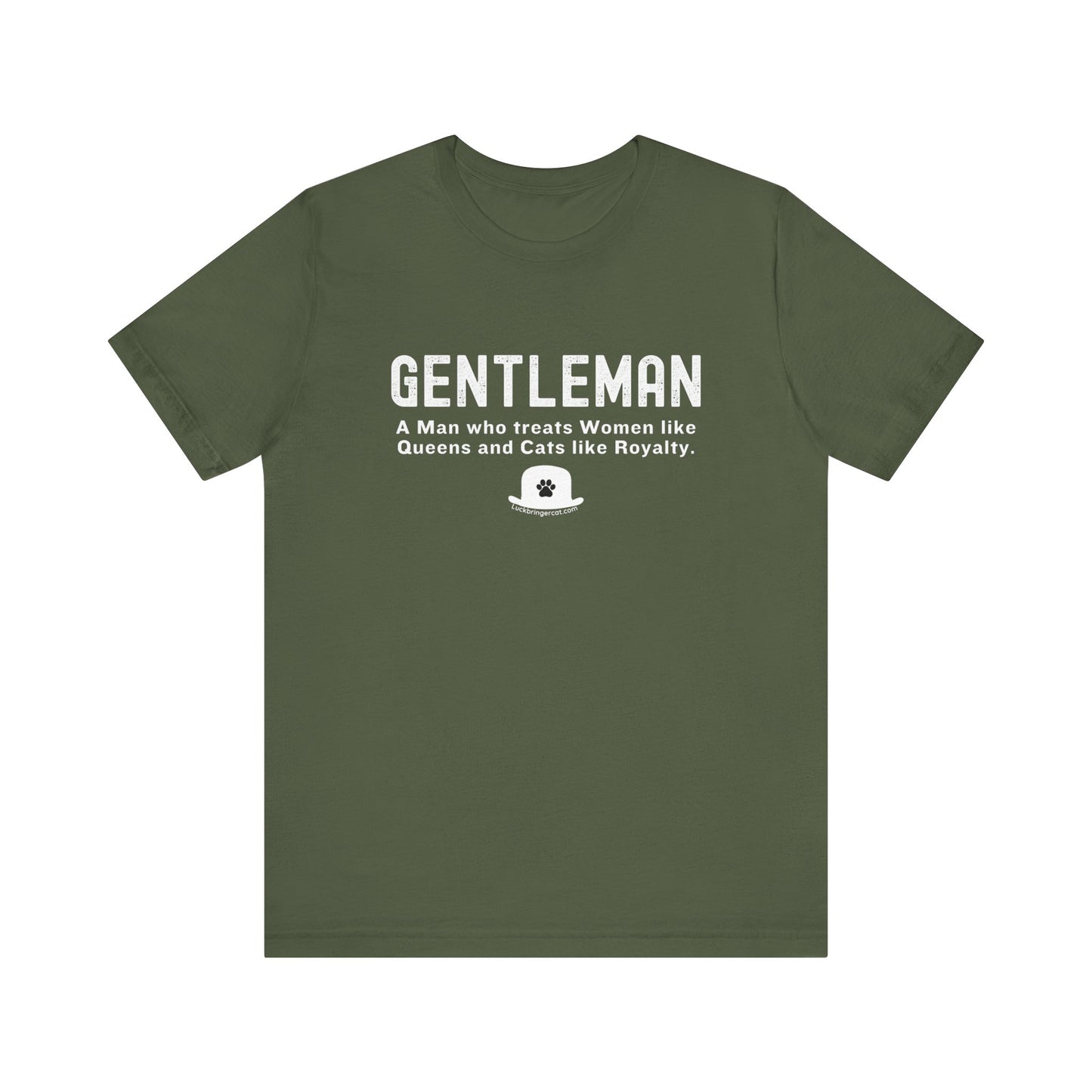 Funny T-shirt for Cat Lover Men- Gentleman Shirt