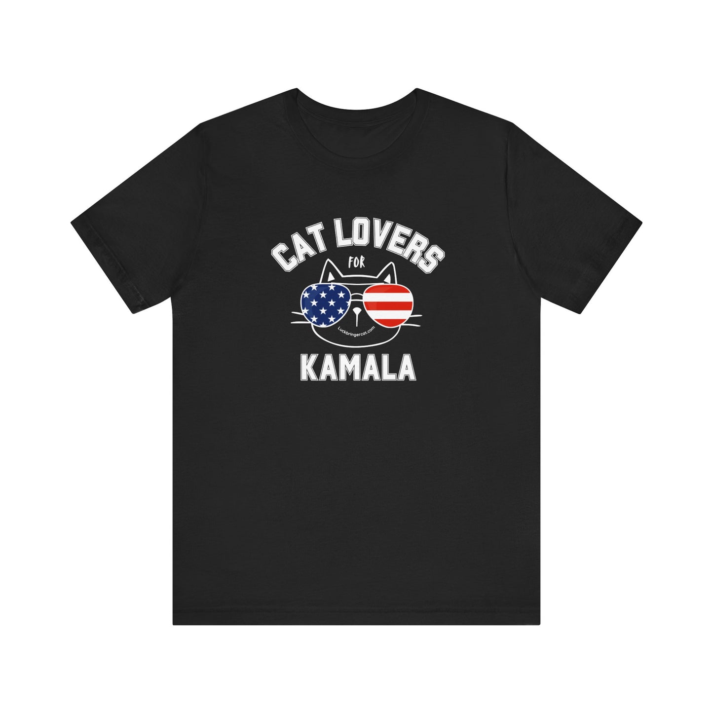 Cat Lovers For Kamala Harris 2024 US Presidential Election T-Shirt