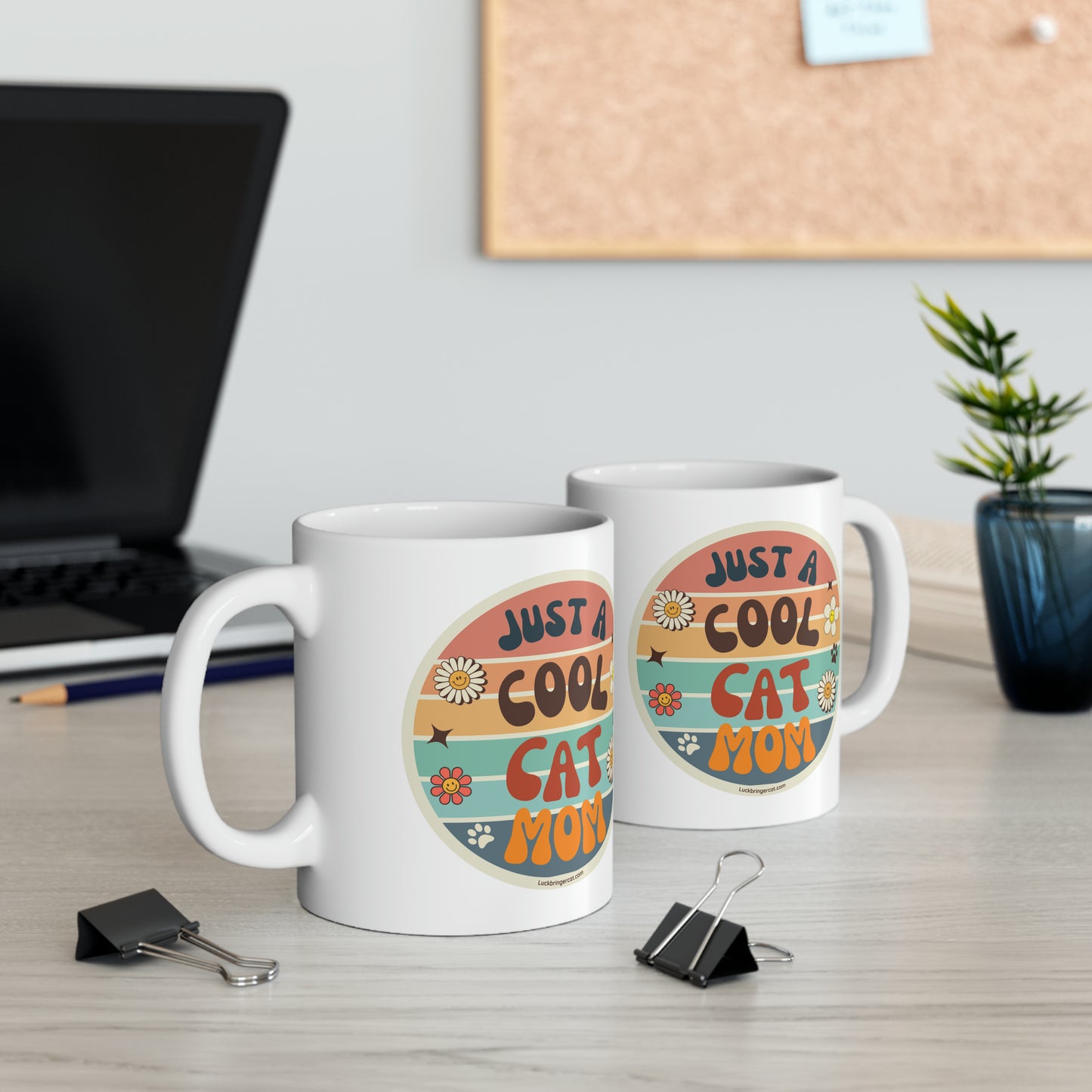 Coffee Mug- Just A Cool Cat Mom