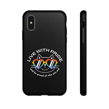 Cat Lovers Pride Phone Case- iPhone, Samsung Galaxy, Google Pixel-LGBTQ+ Community Support