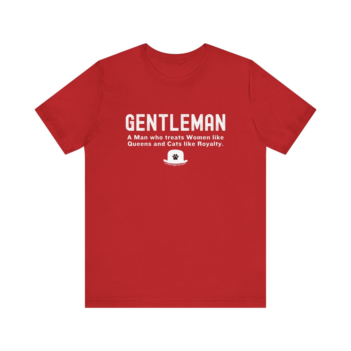 Funny T-shirt for Cat Lover Men- Gentleman Shirt