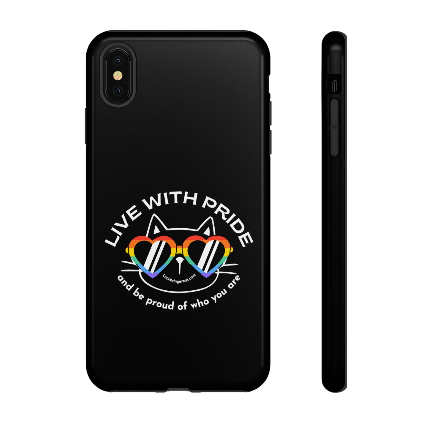 Cat Lovers Pride Phone Case- iPhone, Samsung Galaxy, Google Pixel-LGBTQ+ Community Support