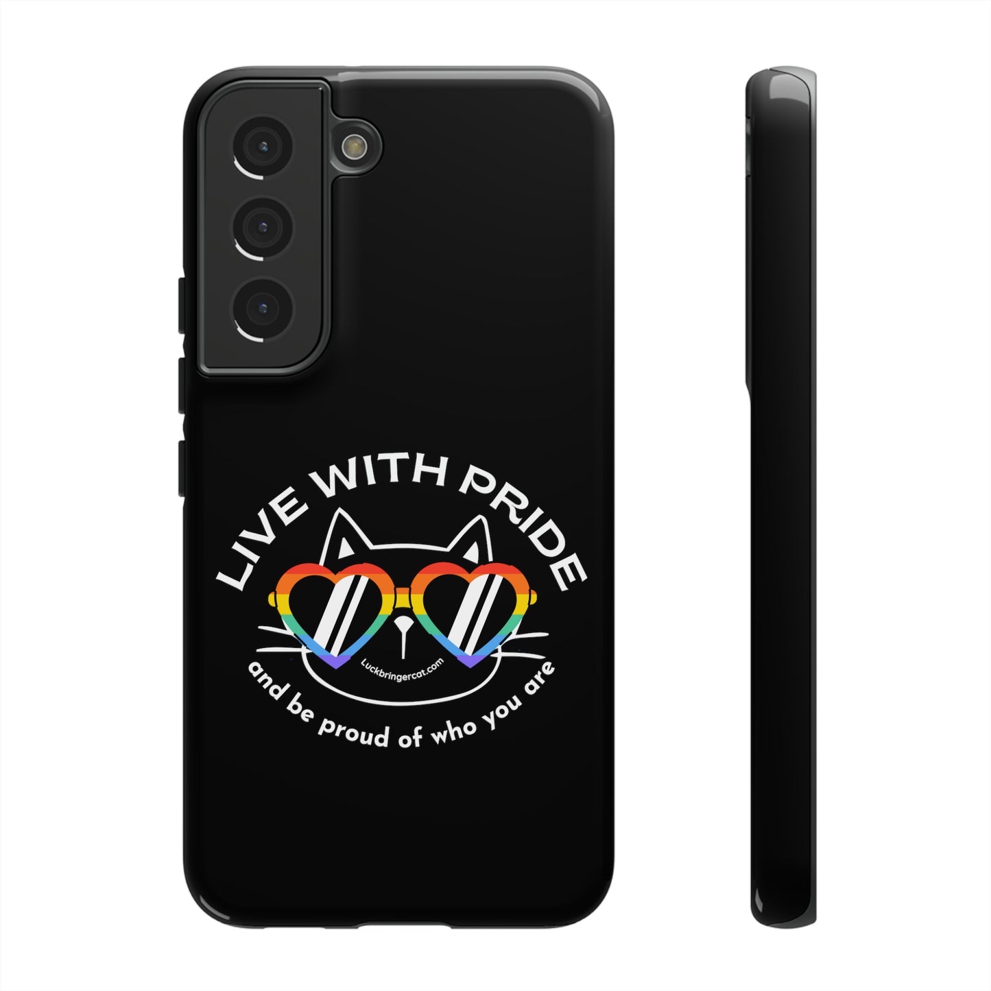 Cat Lovers Pride Phone Case- iPhone, Samsung Galaxy, Google Pixel-LGBTQ+ Community Support