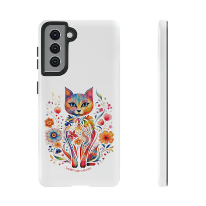 Phone Case for Cat Lovers-cat mum, cat mom, cat lover girl gift-flowers, floral, unique, colorful, robust-white-Persian cat- Samsung Galaxy S23, Samsung Galaxy S23 Plus, Samsung Galaxy S23 Ultra, Samsung Galaxy S22, Samsung Galaxy S22 Plus, Samsung Galaxy S22 Ultra, Samsung Galaxy S21, Samsung Galaxy S21 FE, Samsung Galaxy S21 Plus, Samsung Galaxy S21 Ultra, Samsung Galaxy S20, Samsung Galaxy S20 FE, Samsung Galaxy S20 Plus, Samsung Galaxy S20 Ultra, S10, S10E, S10 Plus