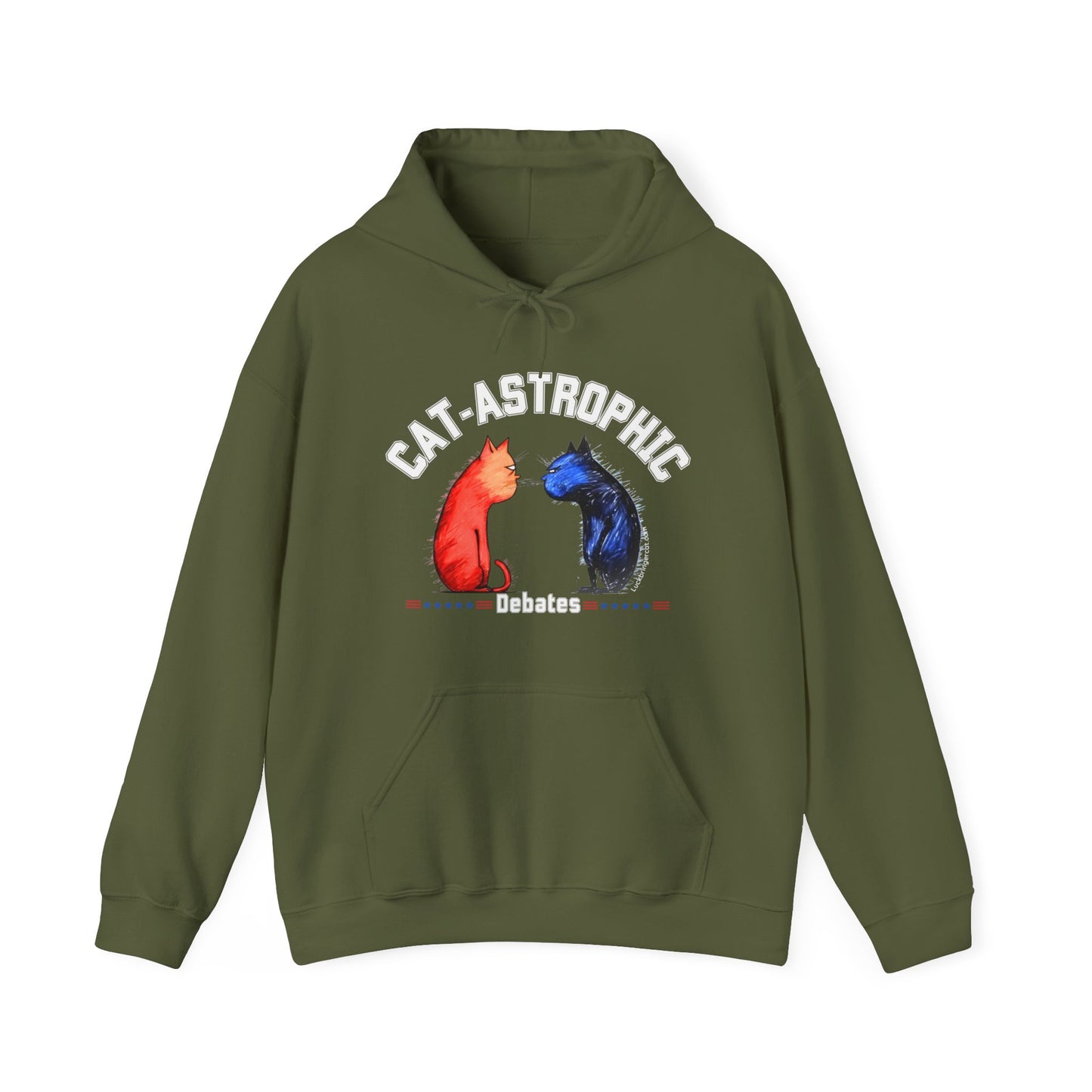 Funny Hooded Sweatshirt For US Election-Catastrophic Debates Hoodie