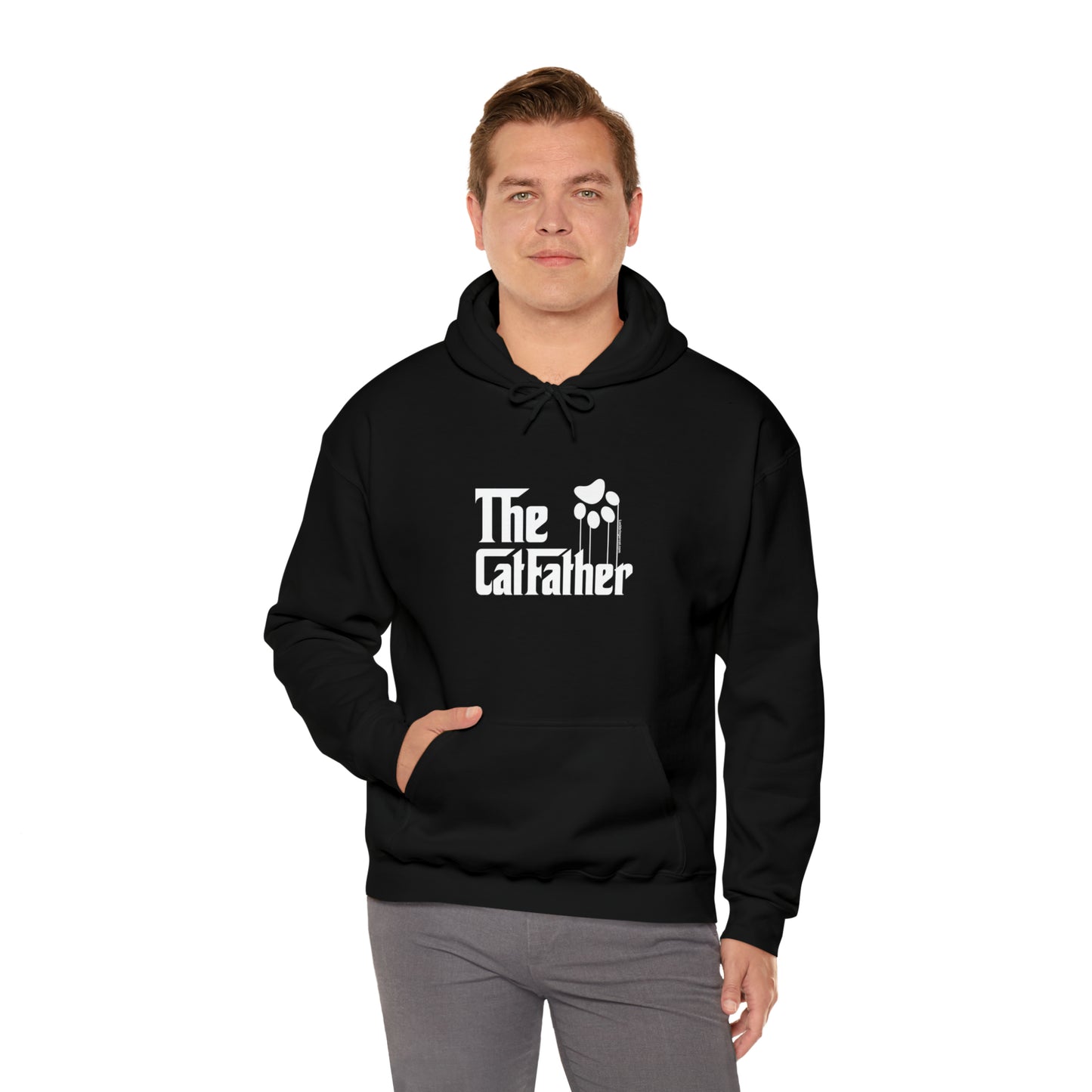 Hooded Sweatshirt -The Cat Father Hoodie