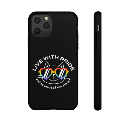 Cat Lovers Pride Phone Case- iPhone, Samsung Galaxy, Google Pixel-LGBTQ+ Community Support