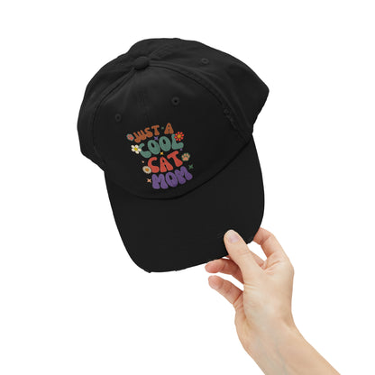 Cap For Cat Moms- Just A Cool Cat Mom Hat