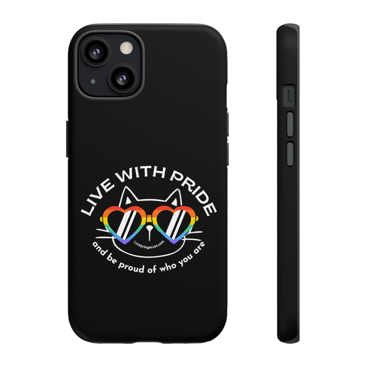 Cat Lovers Pride Phone Case- iPhone, Samsung Galaxy, Google Pixel-LGBTQ+ Community Support