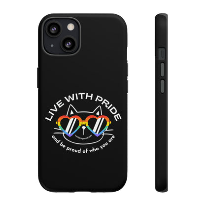 Cat Lovers Pride Phone Case- iPhone, Samsung Galaxy, Google Pixel-LGBTQ+ Community Support