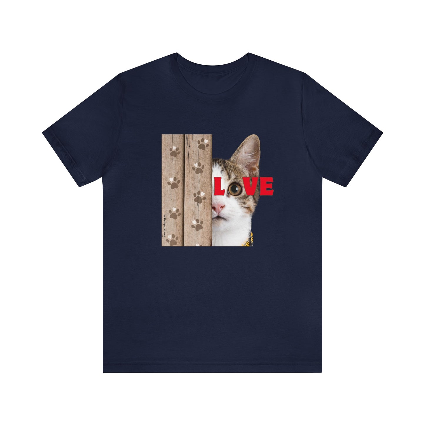 Cat Lover Graphic Cotton T-shirt