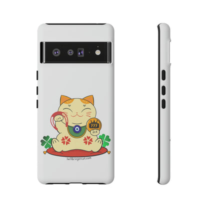 Cat Lovers Phone Case Lucky Maneki neko- Google Pixel 7, Google Pixel 6 Pro, Google Pixel 6, Google Pixel 5 5G - 777- cat mom gift