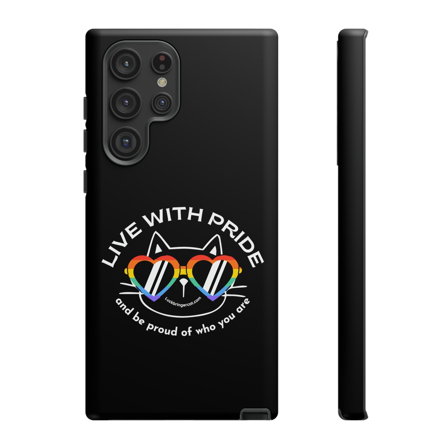 Cat Lovers Pride Phone Case- iPhone, Samsung Galaxy, Google Pixel-LGBTQ+ Community Support