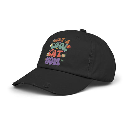 Cap For Cat Moms- Just A Cool Cat Mom Hat