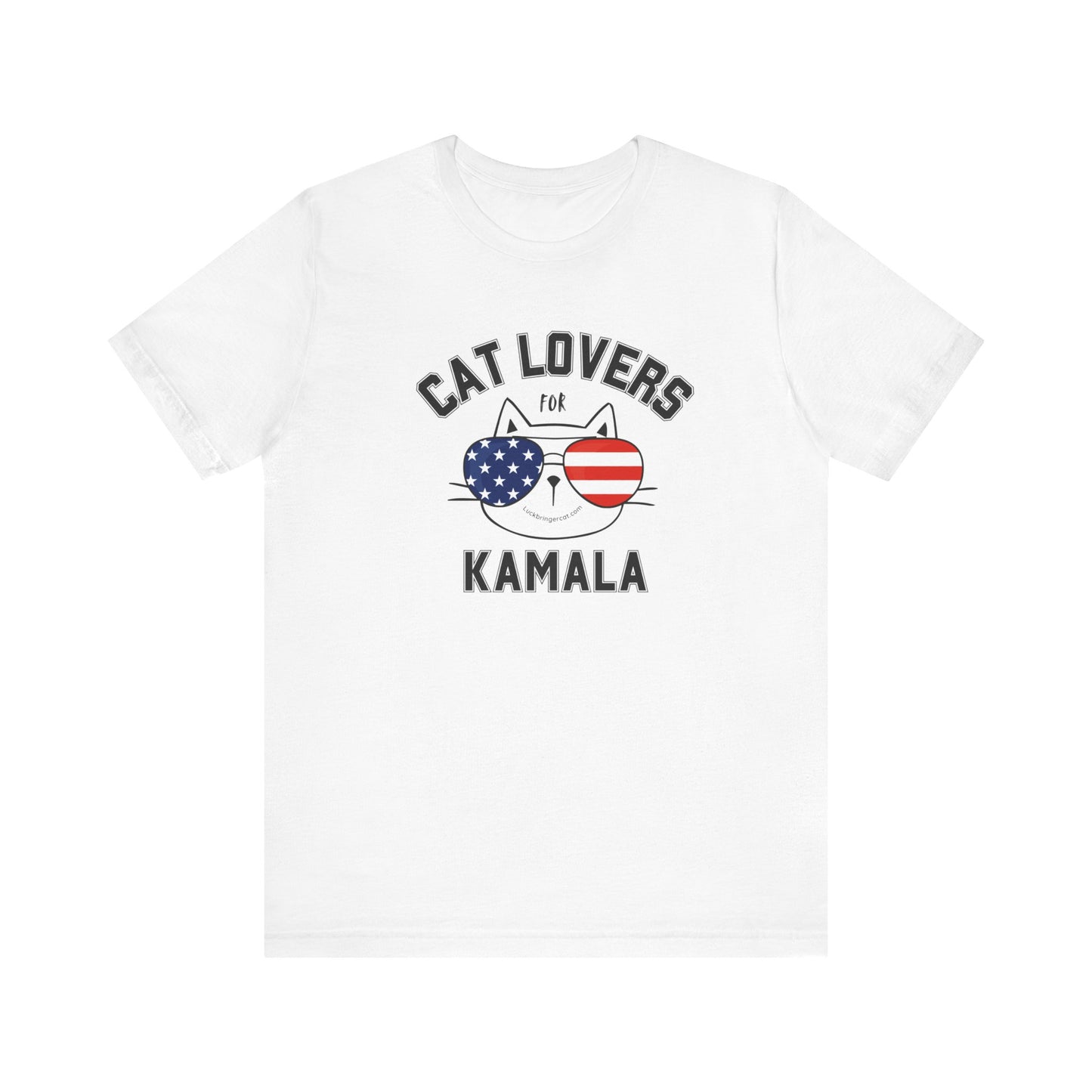 Cat Lovers For Kamala Harris 2024 US Presidential Election T-Shirt