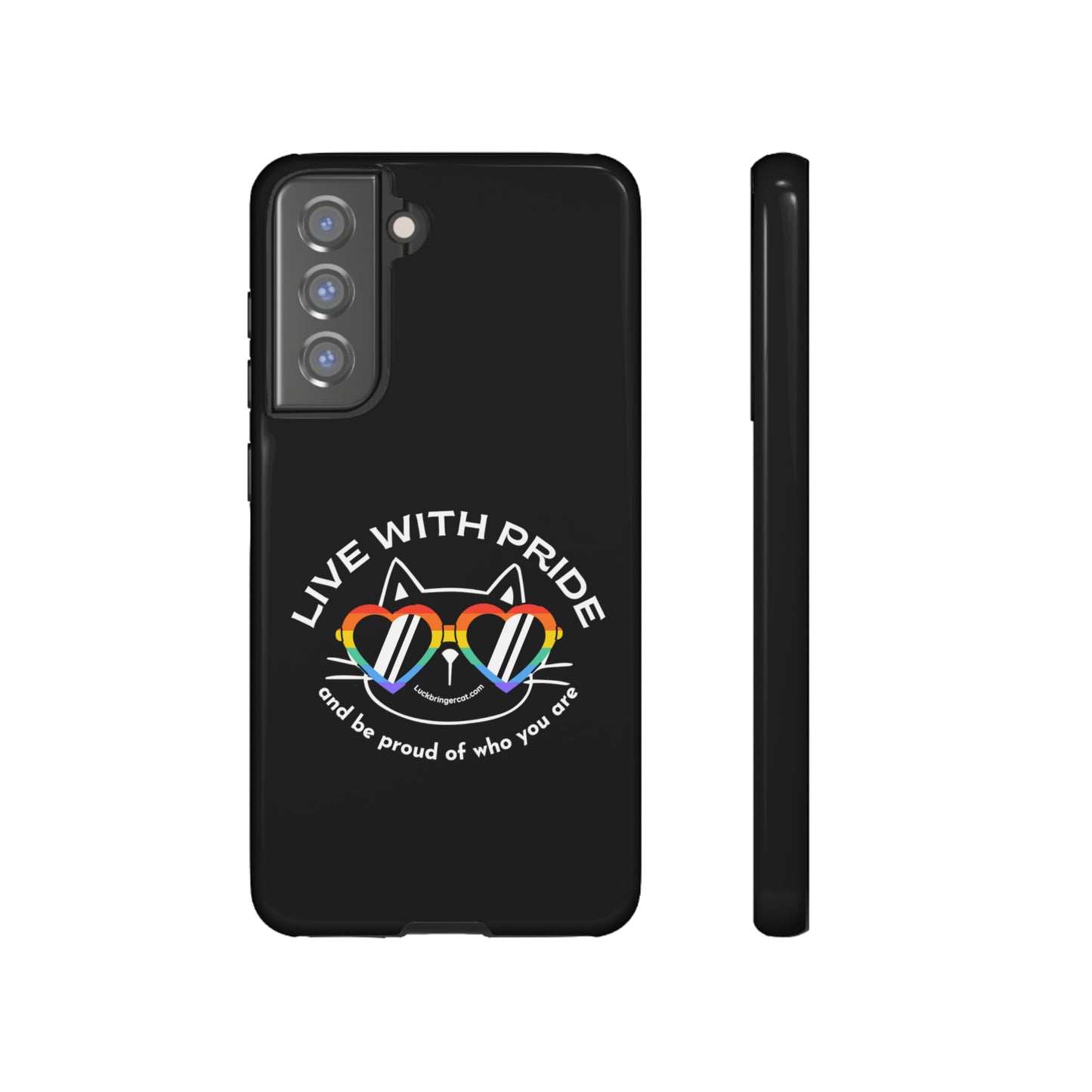 Cat Lovers Pride Phone Case- iPhone, Samsung Galaxy, Google Pixel-LGBTQ+ Community Support