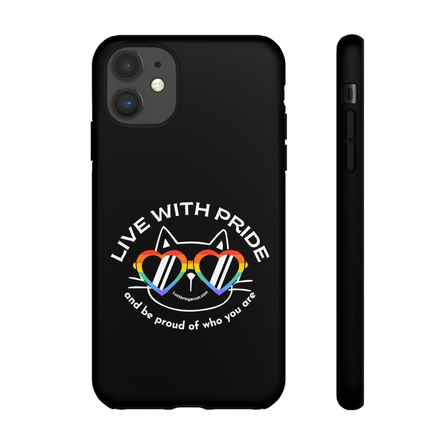 Cat Lovers Pride Phone Case- iPhone, Samsung Galaxy, Google Pixel-LGBTQ+ Community Support