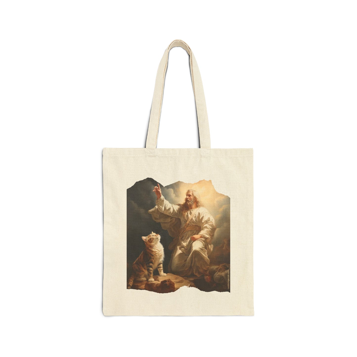 This 100% cotton tote bag is perfect for everyday wear. Inspired by Michelangelo's iconic masterpiece, 'The Creation of Adam,' this bag is a must-have for cat lovers who cherish both the beauty of art and the companionship of feline friends! 🎨🐱 Your thoughtful gift awaits, order now! 🎁