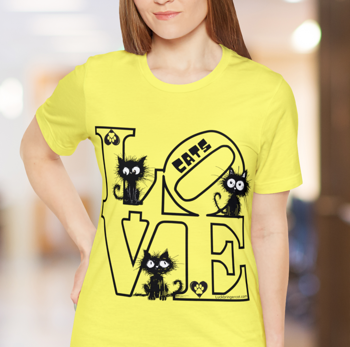 Tshirt Love Cats - Funny Cat Lovers Tee-Valentines Shirt-Gift for cat moms- cat mum shirt- cat dad shirt- cat daddy gift- funny cat dad shirt-funny cat mom shirt- cat birthday adoption gift- cat mother gift-cat father gift