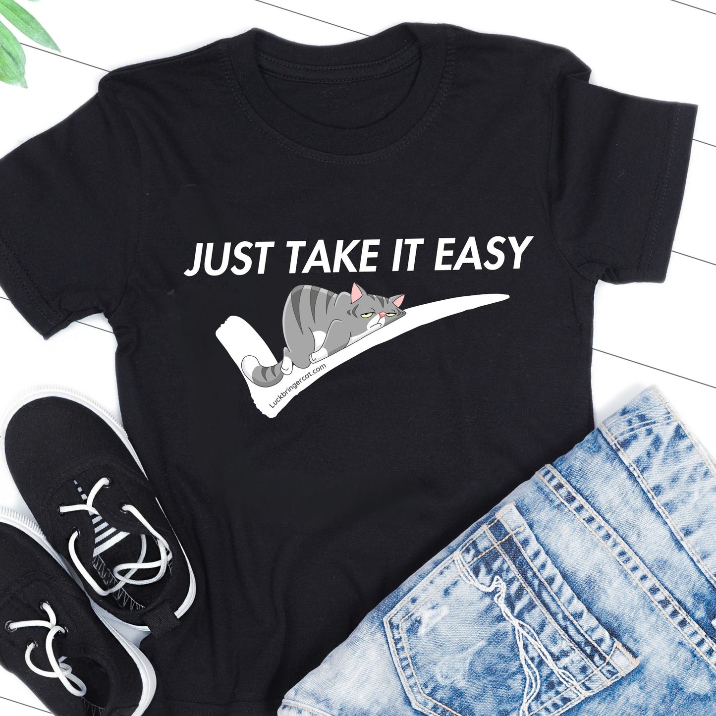 Funny T-shirt- Just Take It Easy