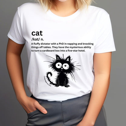 Super funny cat lovers shirt for cat fathers and cat mothers. Cat mom Gift, cat dad gift. cat daddy tshirt, crazy cat lady gift, funny gift for cat lovers