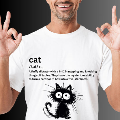 Super funny cat lovers shirt for cat fathers and cat mothers. Cat mom Gift, cat dad gift. cat daddy tshirt, crazy cat lady gift, funny gift for cat lovers